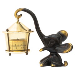 Walter Bosse Elephant Figurine with Thermometer, Baller Austria, 1950s