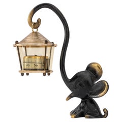 Walter Bosse Elephant Figurine with Thermometer, Baller Austria, 1950s