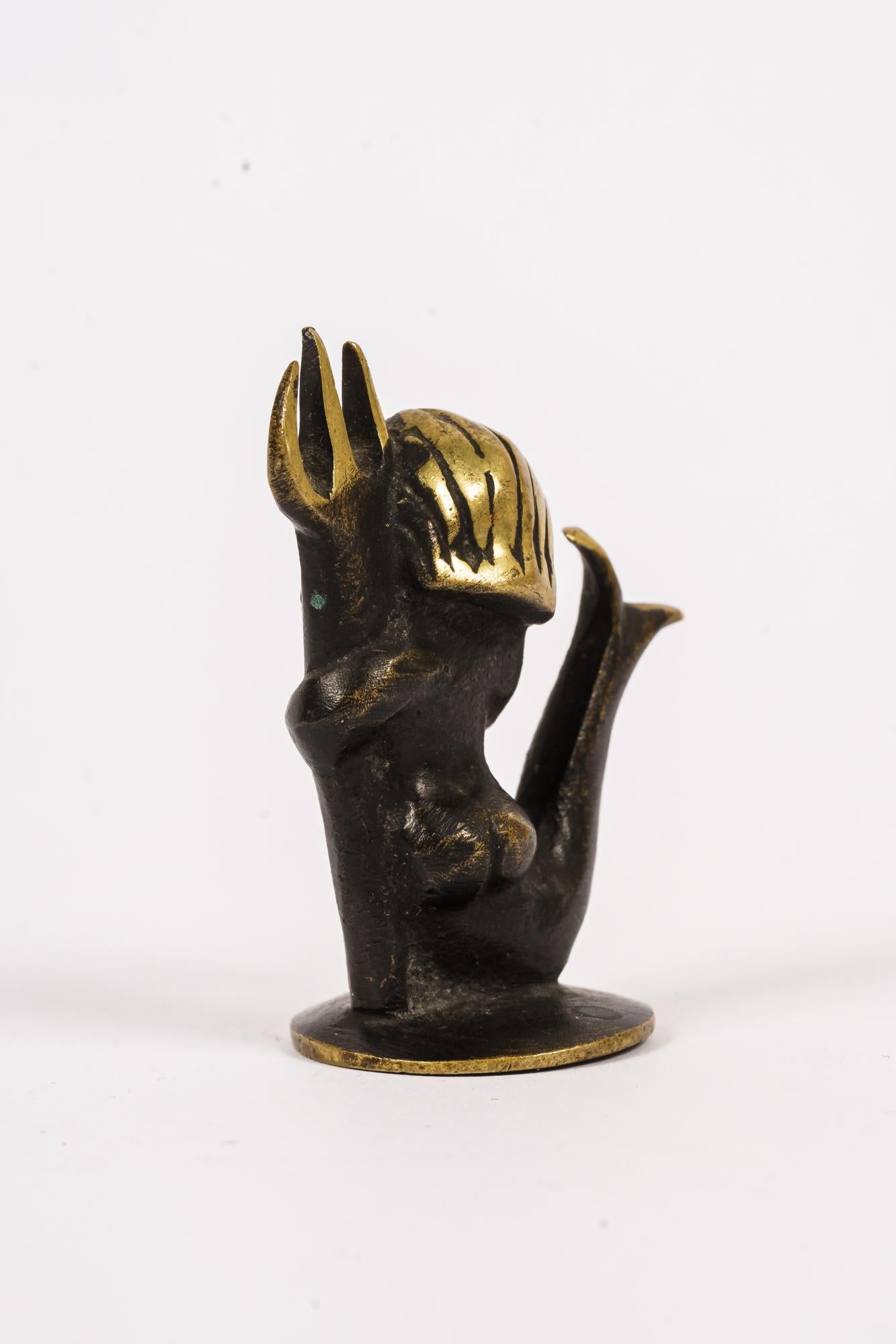 Noirci Figurine de Walter Bosse représentant le dieu de la mer Neptune, circa 1950 'Marked on Bottom' (marqué sur le fond) en vente