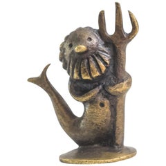 Walter Bosse Figurine Shows the Neptune Sea God, circa 1950s 'marked on bottom'