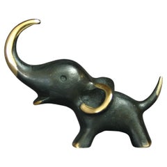 Walter Bosse figurines Elephant brass patinated new Vienna Austria