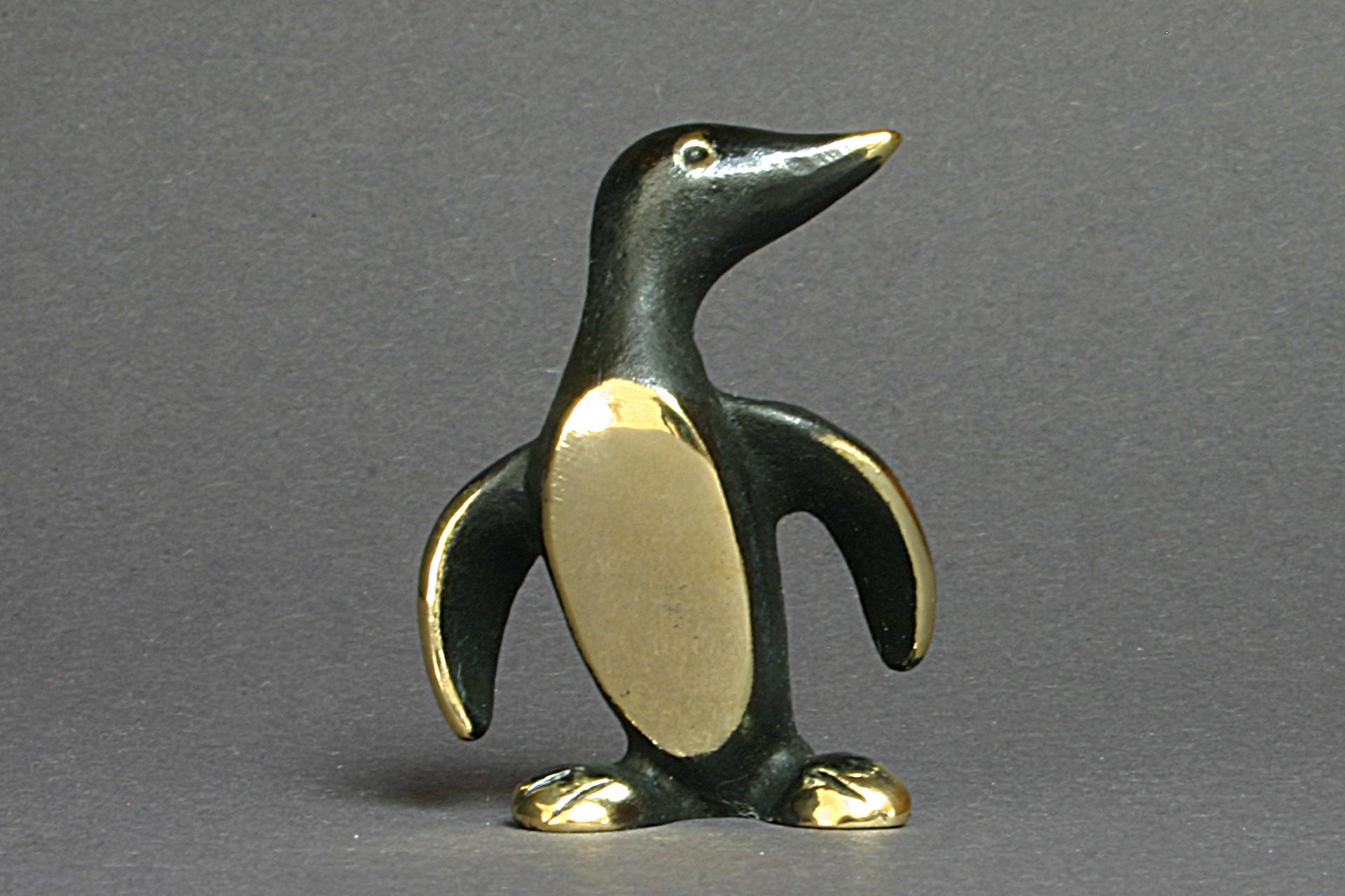 Austrian Walter Bosse figurines Penguin brass patinated new Vienna Austria