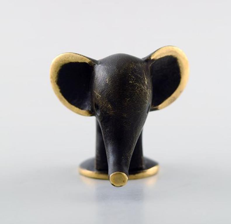 Moderne Walter Bosse, pour Herta Baller, éléphant en bronze 