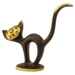 Vintage Walter bosse for herta Baller cat figurine vienna around 1950s
