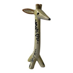 Vintage Walter Bosse Giraffe Karlsruher Majolika