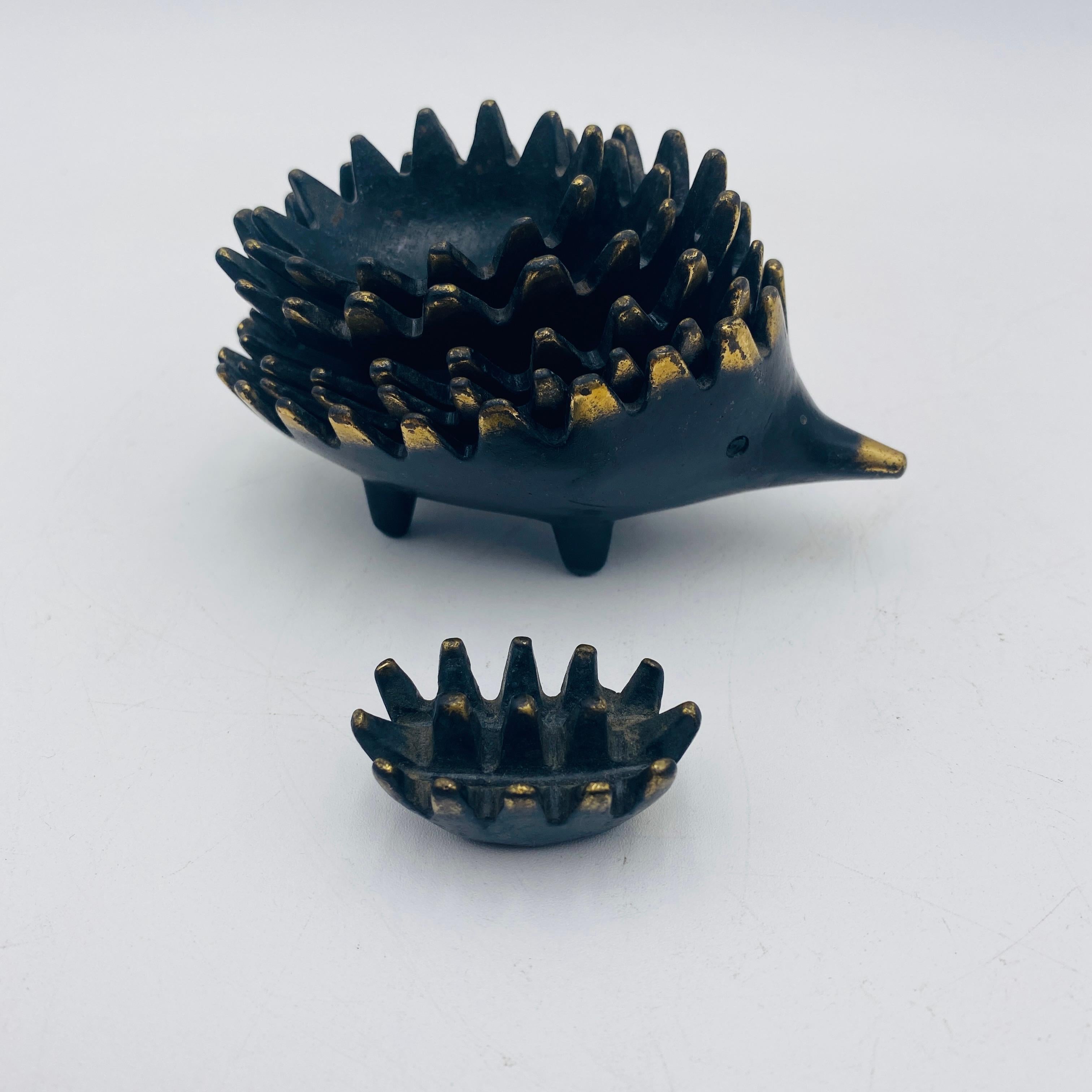 Cendriers empilables en laiton Walter Bosse, Herta Baller, Autriche, années 1950 en vente 6