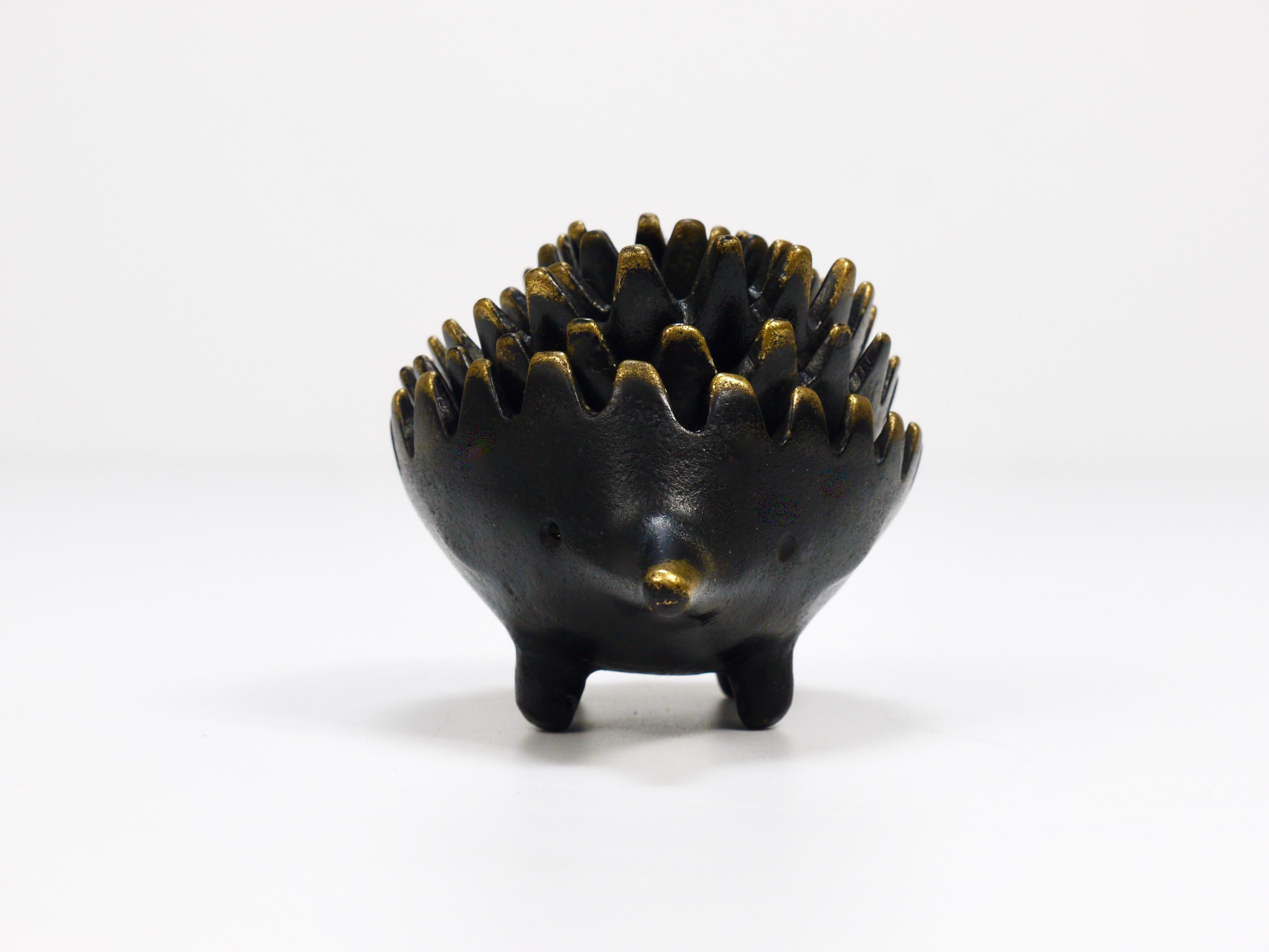 stackable hedgehog ashtray set by walter bosse for hertha baller