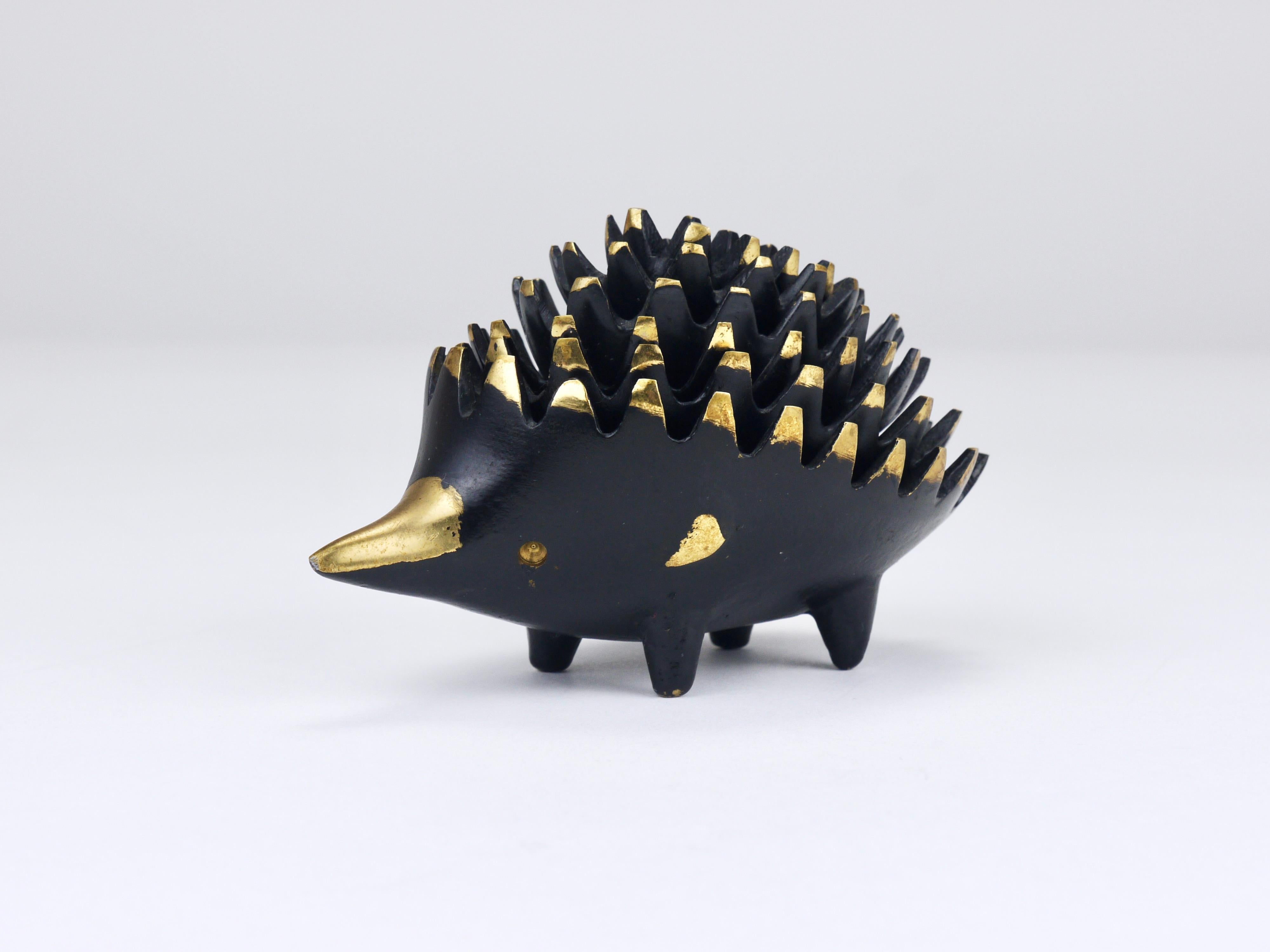 Posacenere impilabile in ottone Walter Bosse Hedgehog, Herta Baller, Austria, anni '50 In condizioni buone in vendita a Vienna, AT