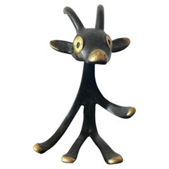 Walter Bosse Iron Animal Sculpture, 1960's