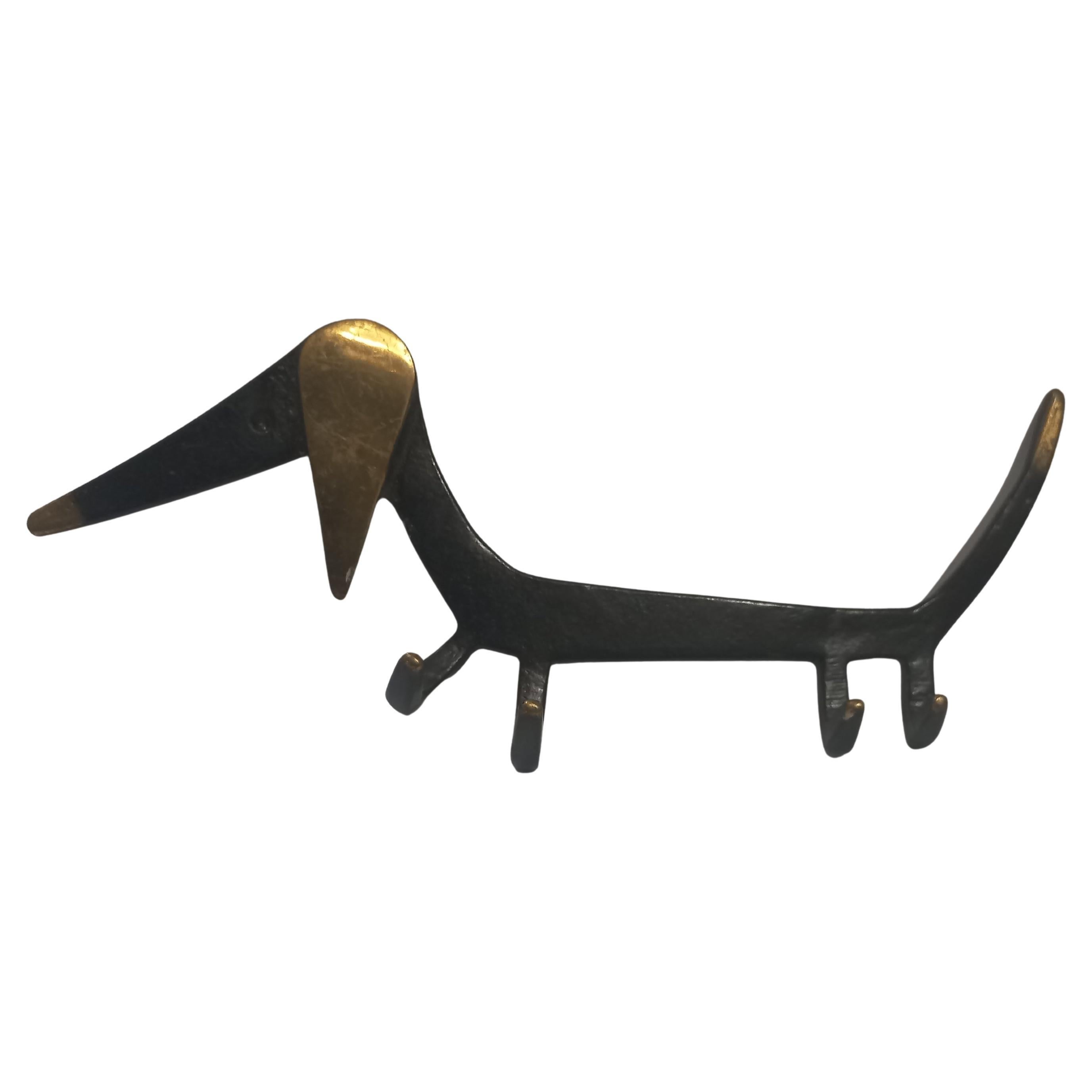 Walter Bosse key rack dachshund en vente
