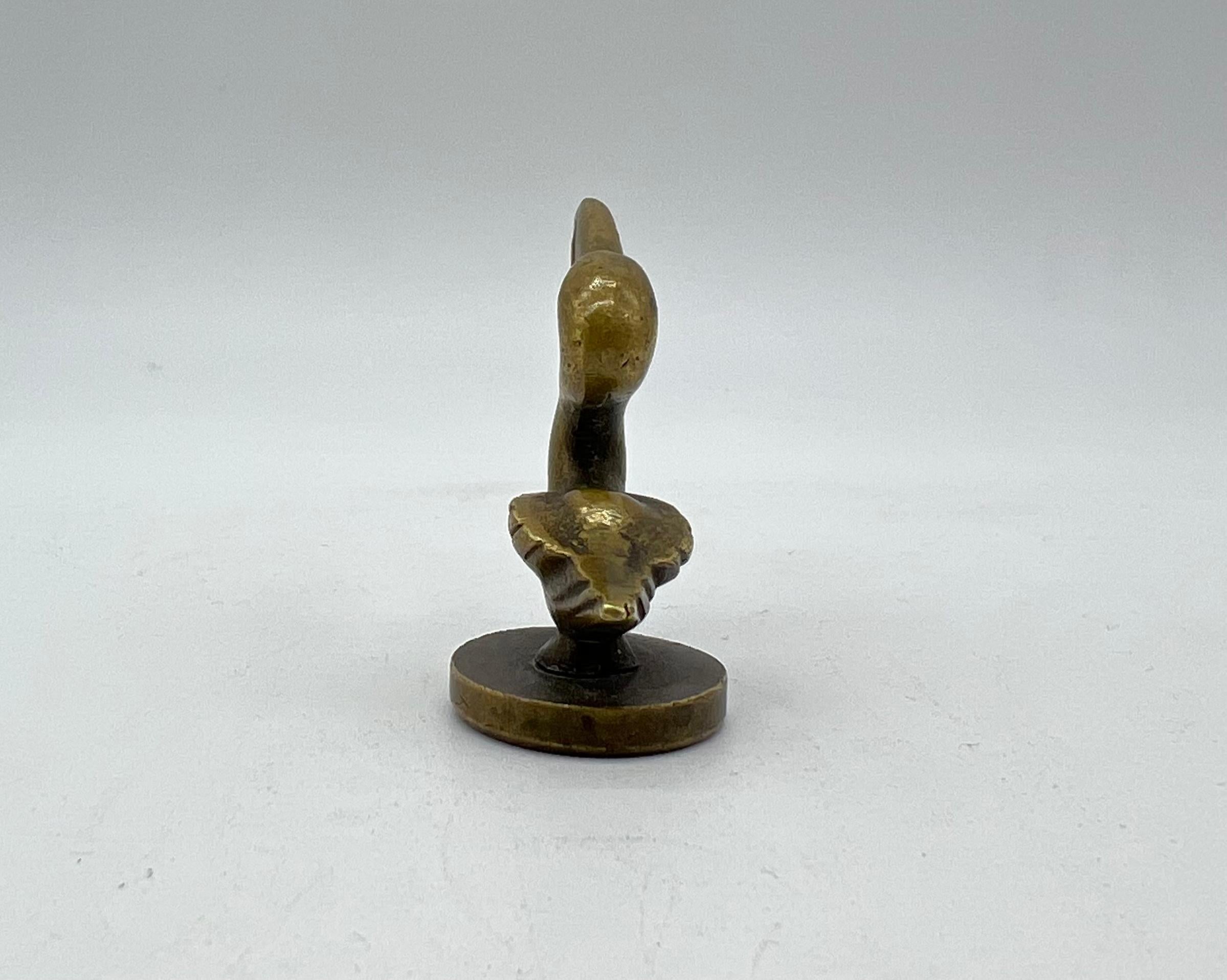 Walter Bosse Pelican Sculpture Bronze, 1950 For Sale 1