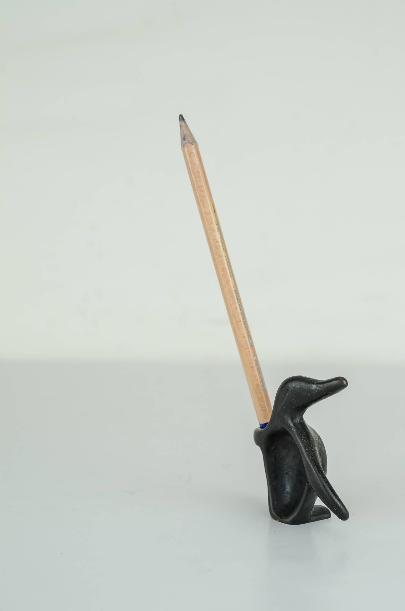 Mid-Century Modern Walter Bosse Pencil Holder Penguin