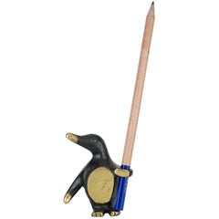 Vintage Walter Bosse Pencil Holder Penguin