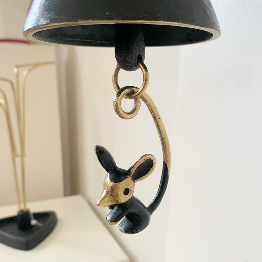 Raro timbre de puerta de gato y ratón de Walter Bosse, hacia 1950, Austria. en Bueno estado para la venta en Brussels, BE