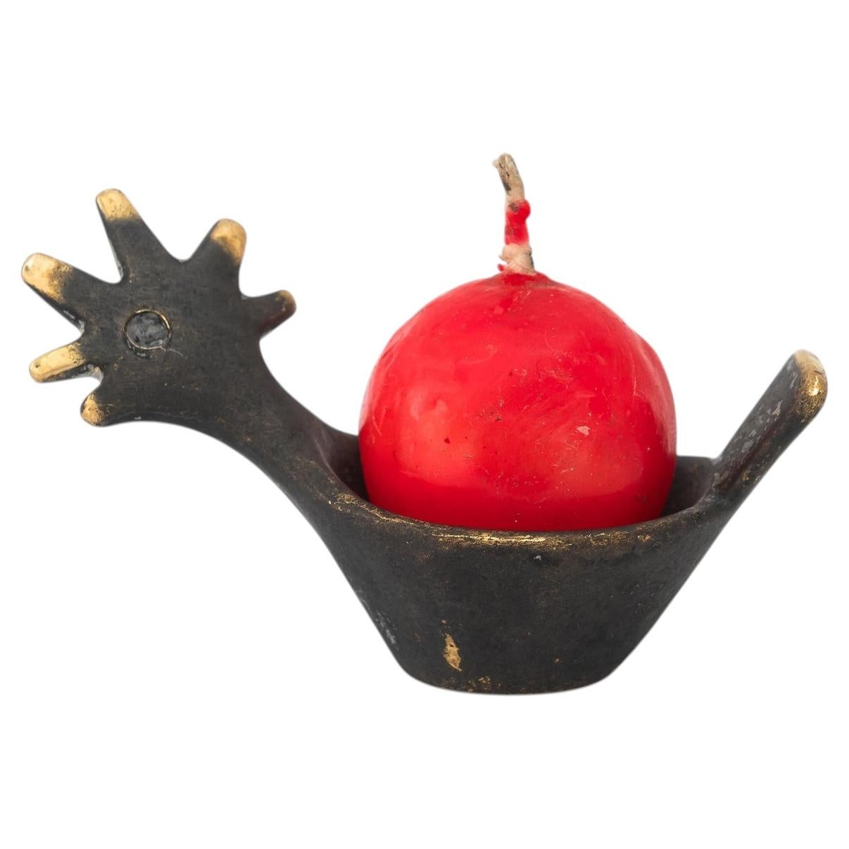 Walter Bosse Rooster candle holder around 1950s For Sale