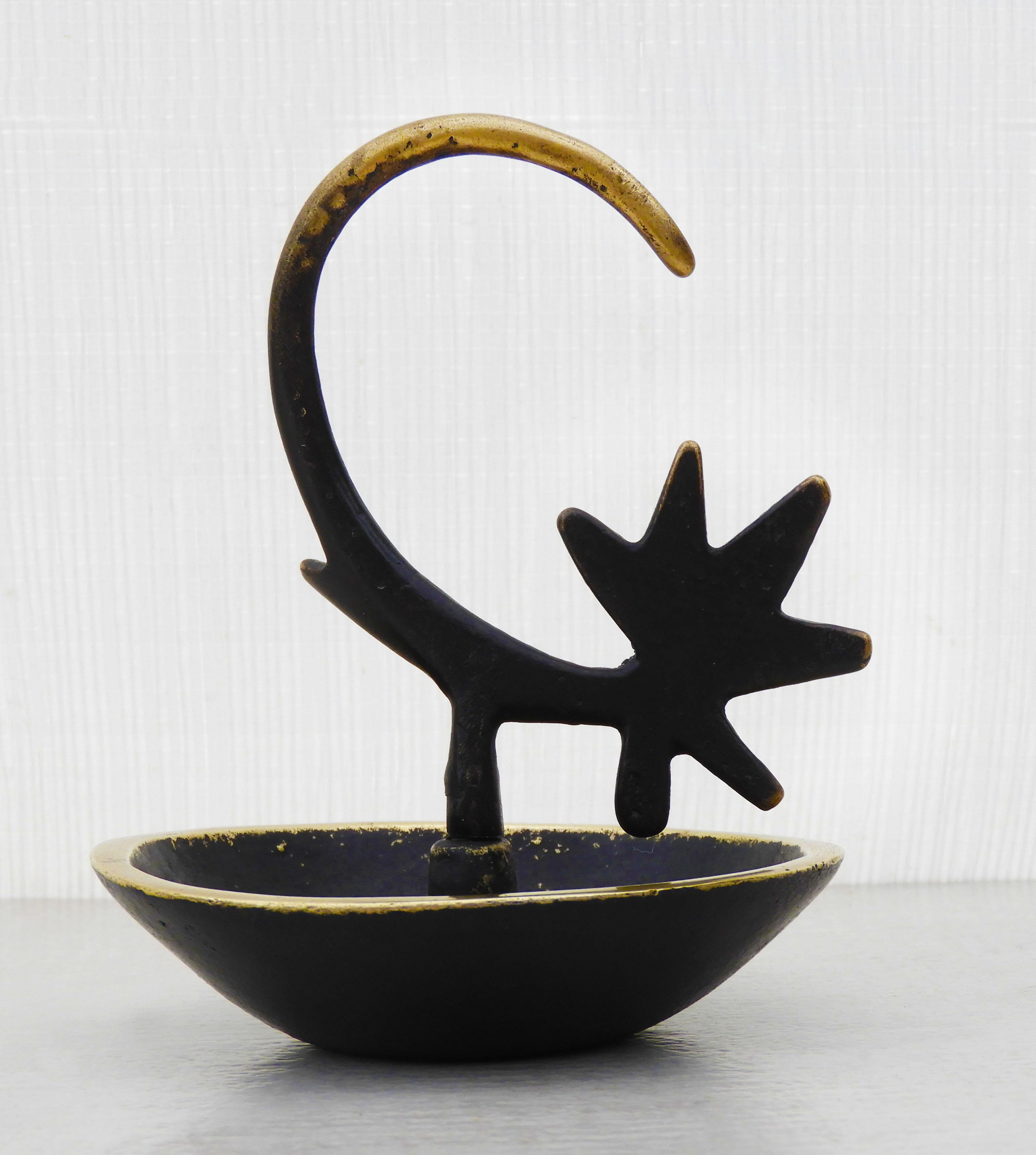 Walter Bosse Hahn Ringfänger/Aschenbecher/Auffangbehälter C1950er Jahre Österreich im Zustand „Gut“ im Angebot in Trensacq, FR