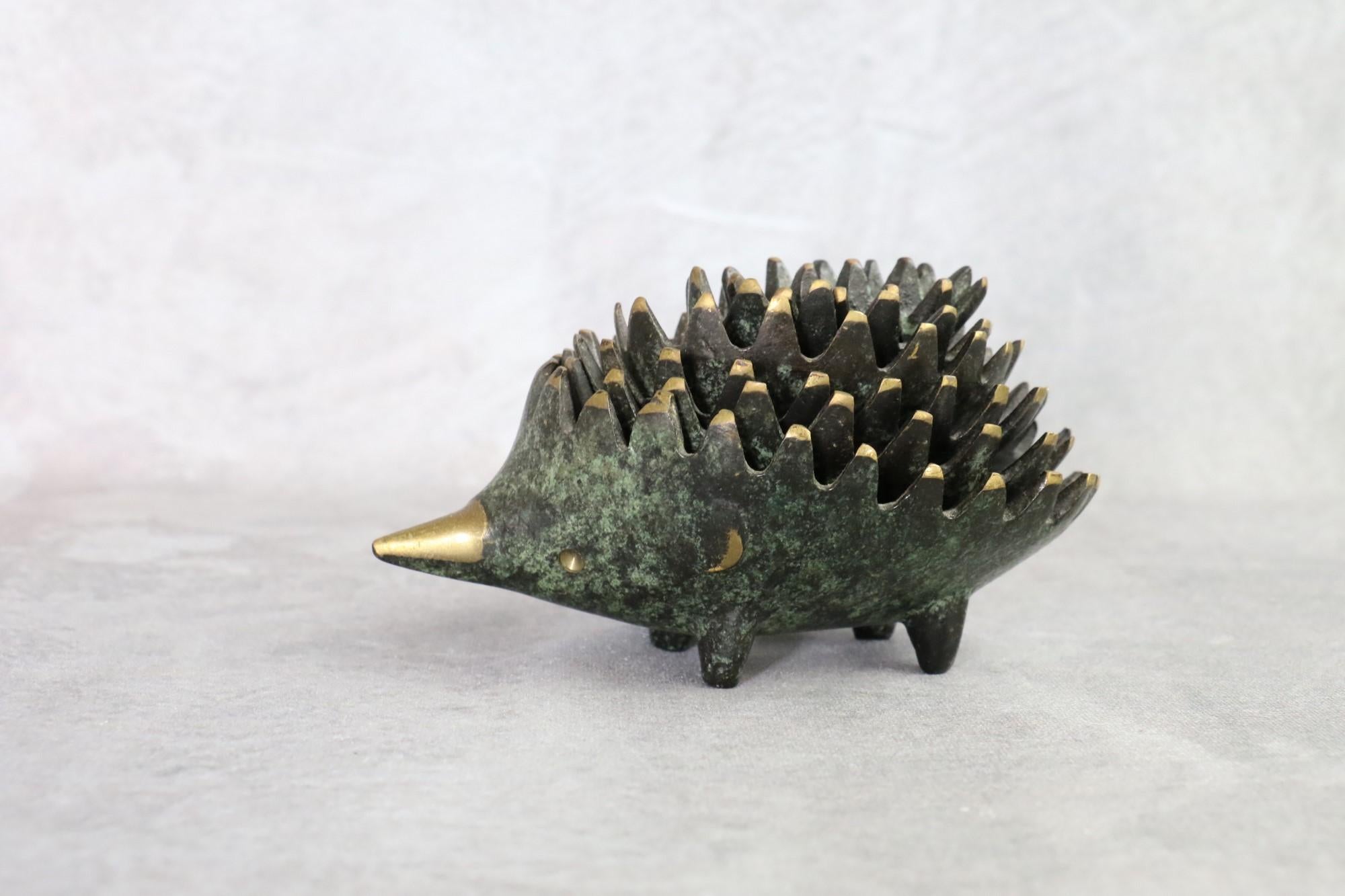 stackable hedgehog ashtray set by walter bosse for hertha baller