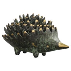 Walter Bosse Set of 6 Hedgehog Sculptures for Hertha Baller, Ashtray, circa 1950