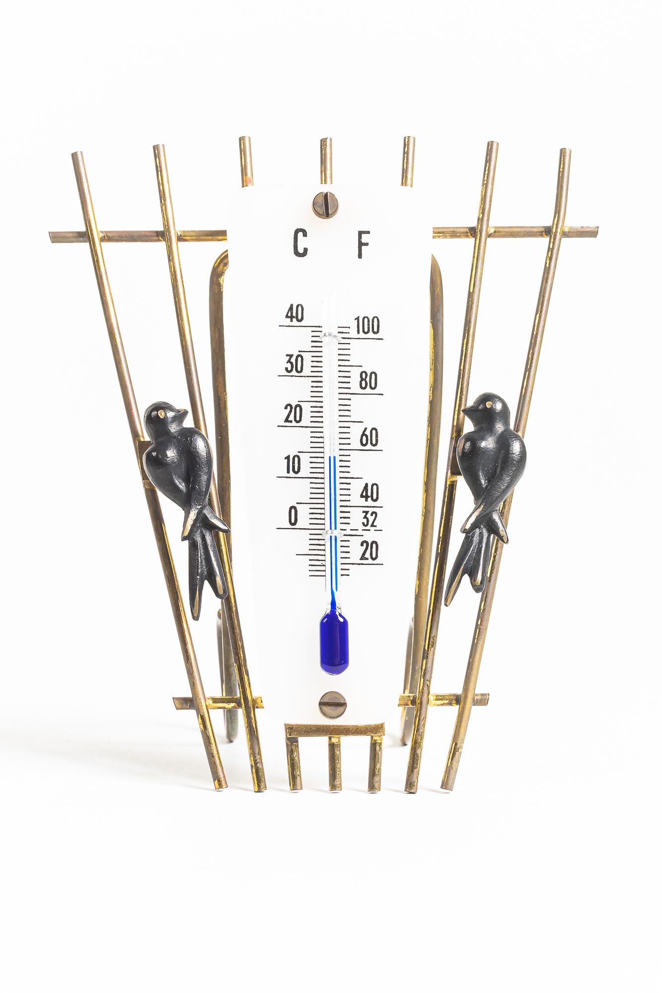 Thermometer von Walter Bosse, 1950er Jahre für Tisch Wien um 1950er Jahre im Angebot 3