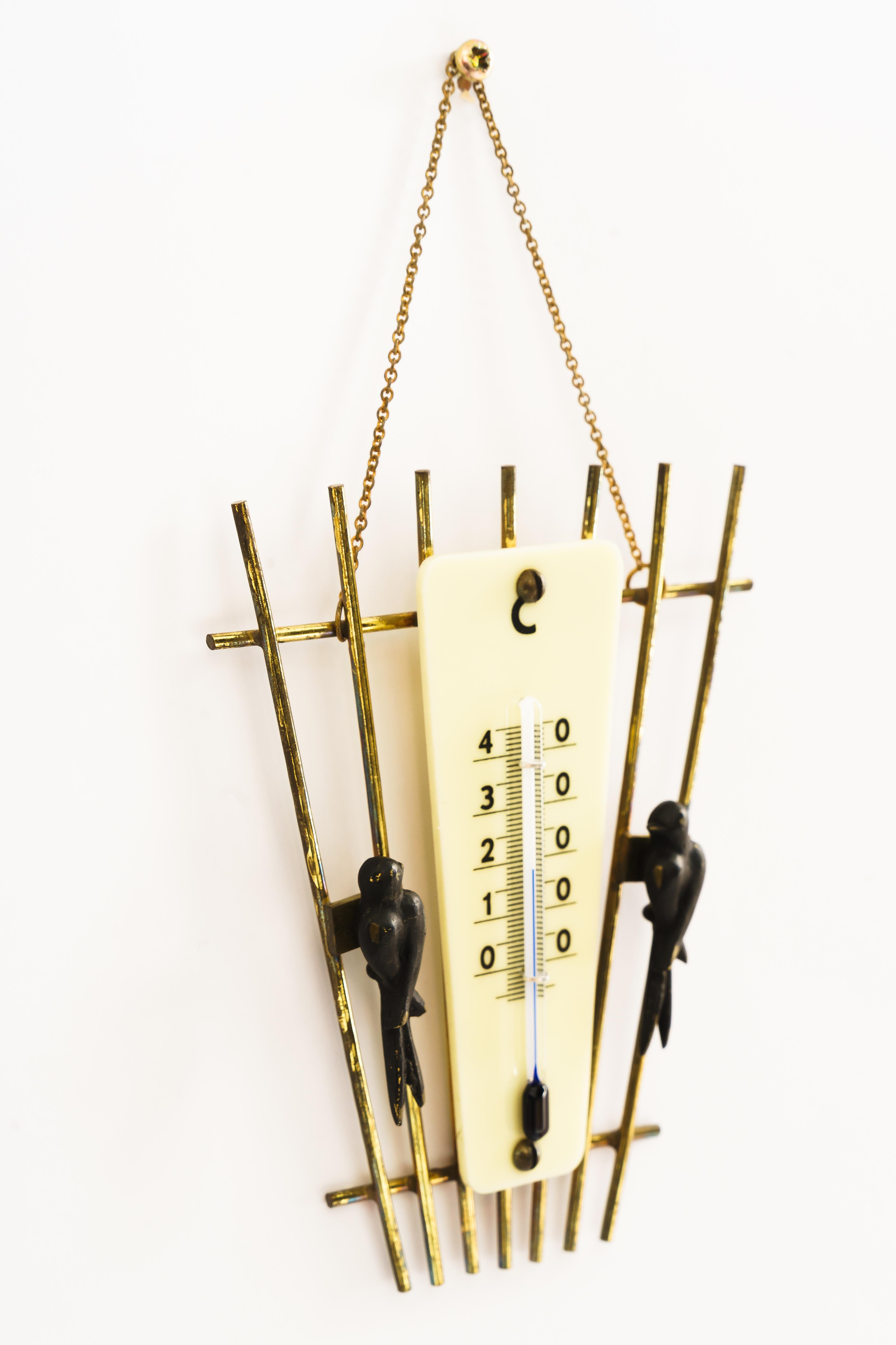 Walter Bosse Wall Thermometer, Vienna around 1950s
Original condition