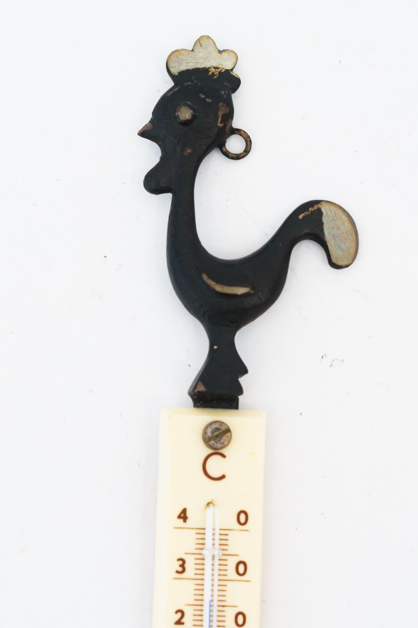 Austrian Walter Bosse Wall Thermometer, Vienna around 1950s For Sale
