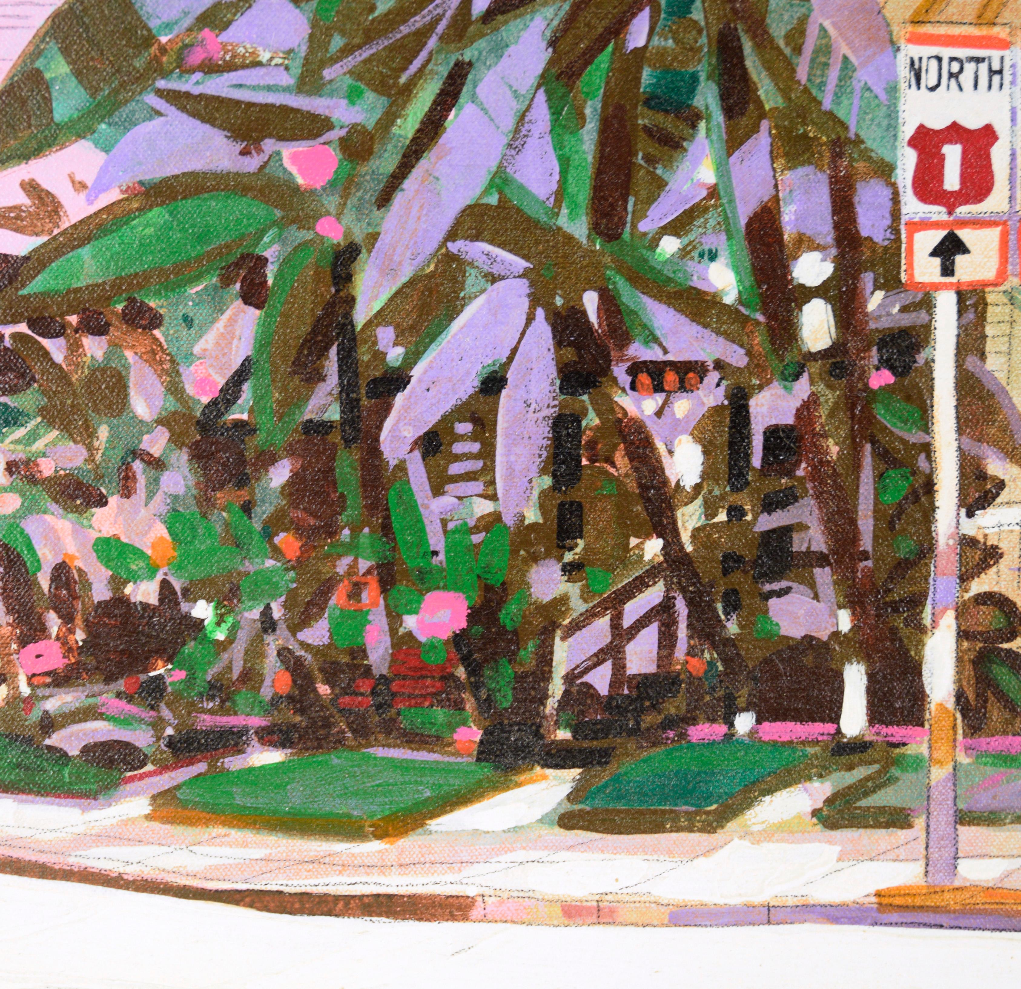 Soriano’s Market, Key West, Florida - Landscape in Acrylic on Canvas 2