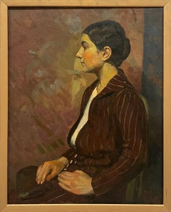 Un impresionante retrato moderno de una joven de los años 20, expuesto en el Instituto de Arte