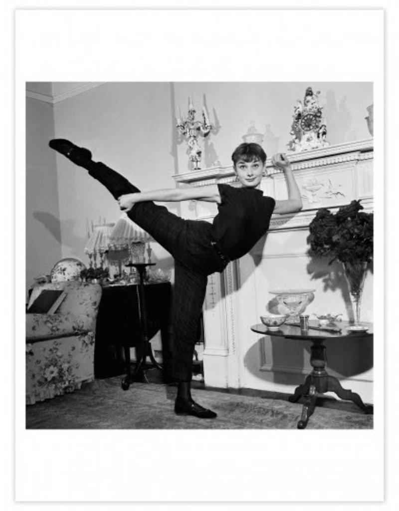 Walter Carone Black and White Photograph - Audrey Hepburn London 1951