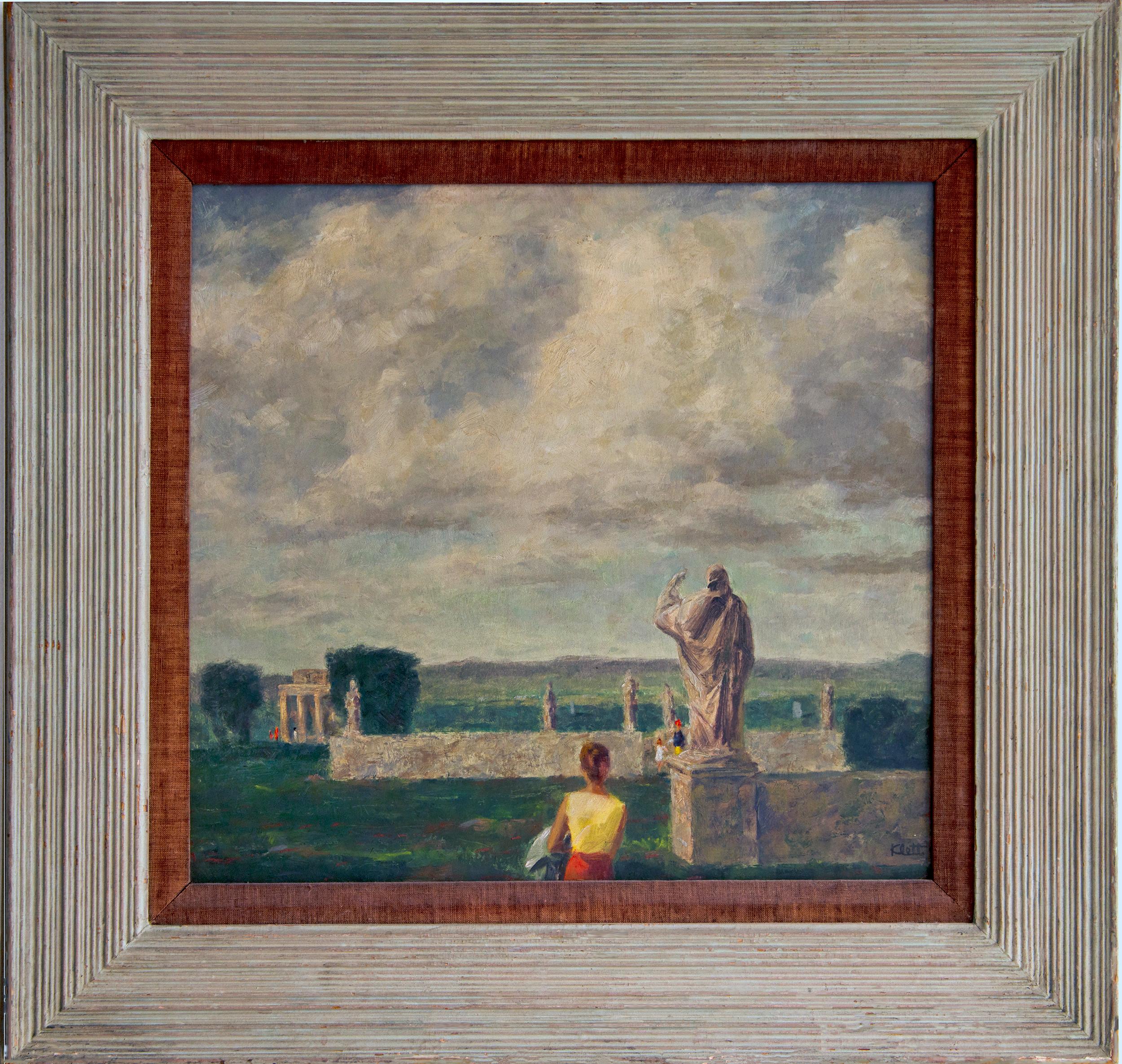 Walter Charles Klett Landscape Painting - Environs of Rome