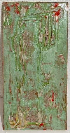 1972 Abstract "Natural Christmas" Alkyd Resin Painting Walter Darby Bannard