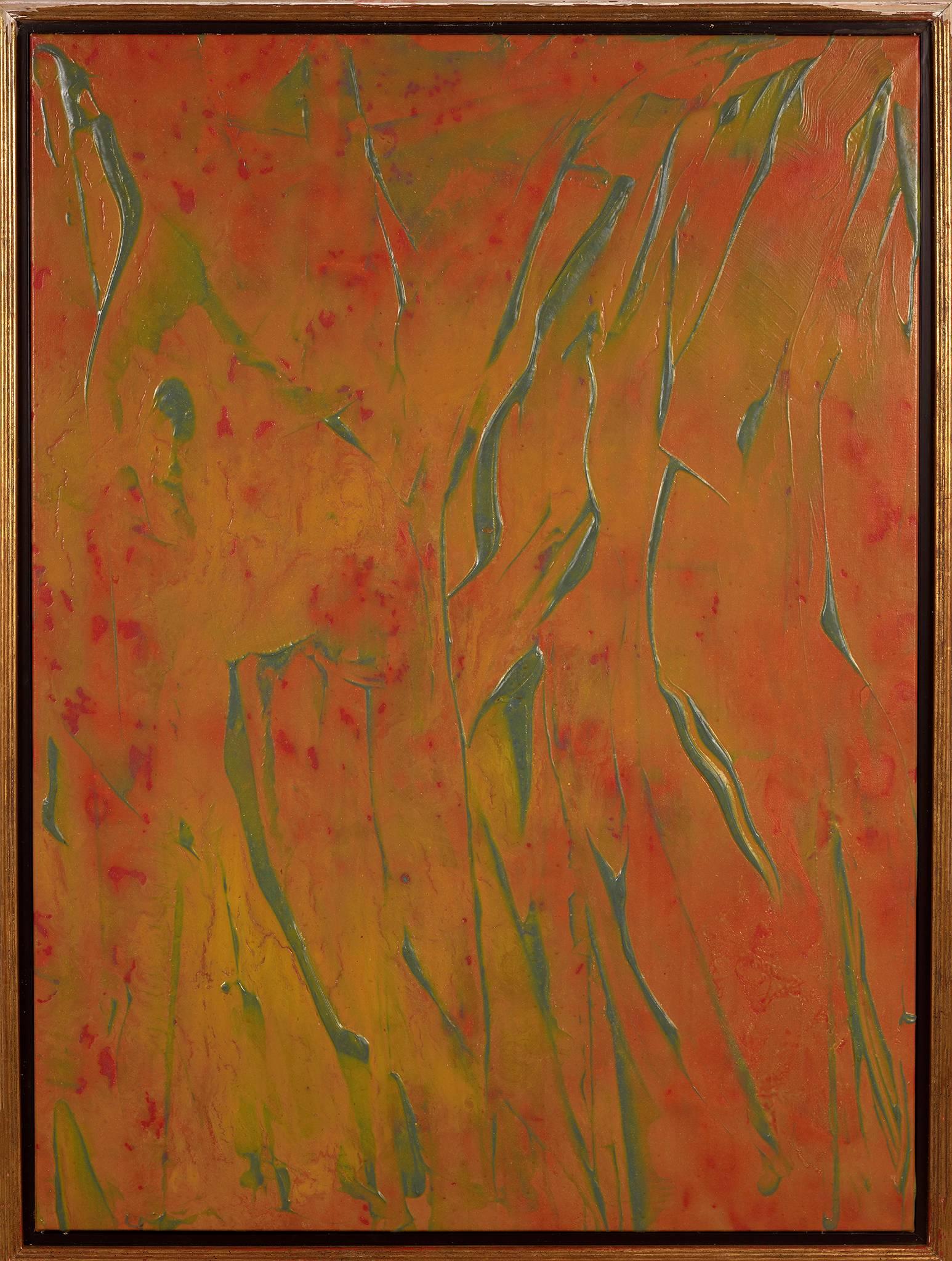 Walter Darby Bannard Abstract Painting - Glass Mountain Fireball