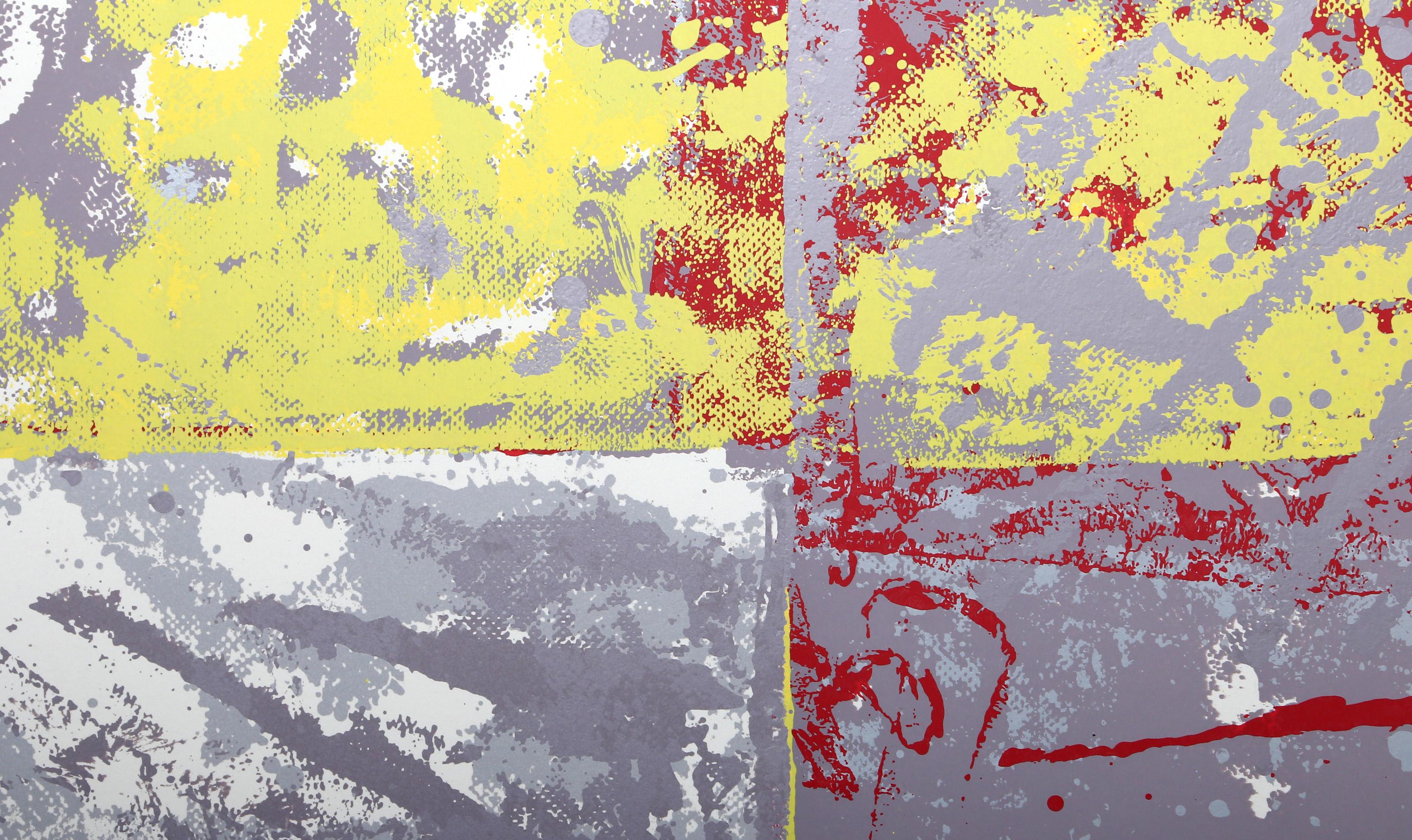 Black Hound Night, Abstract Expressionist Screenprint by Walter Darby Bannard For Sale 2