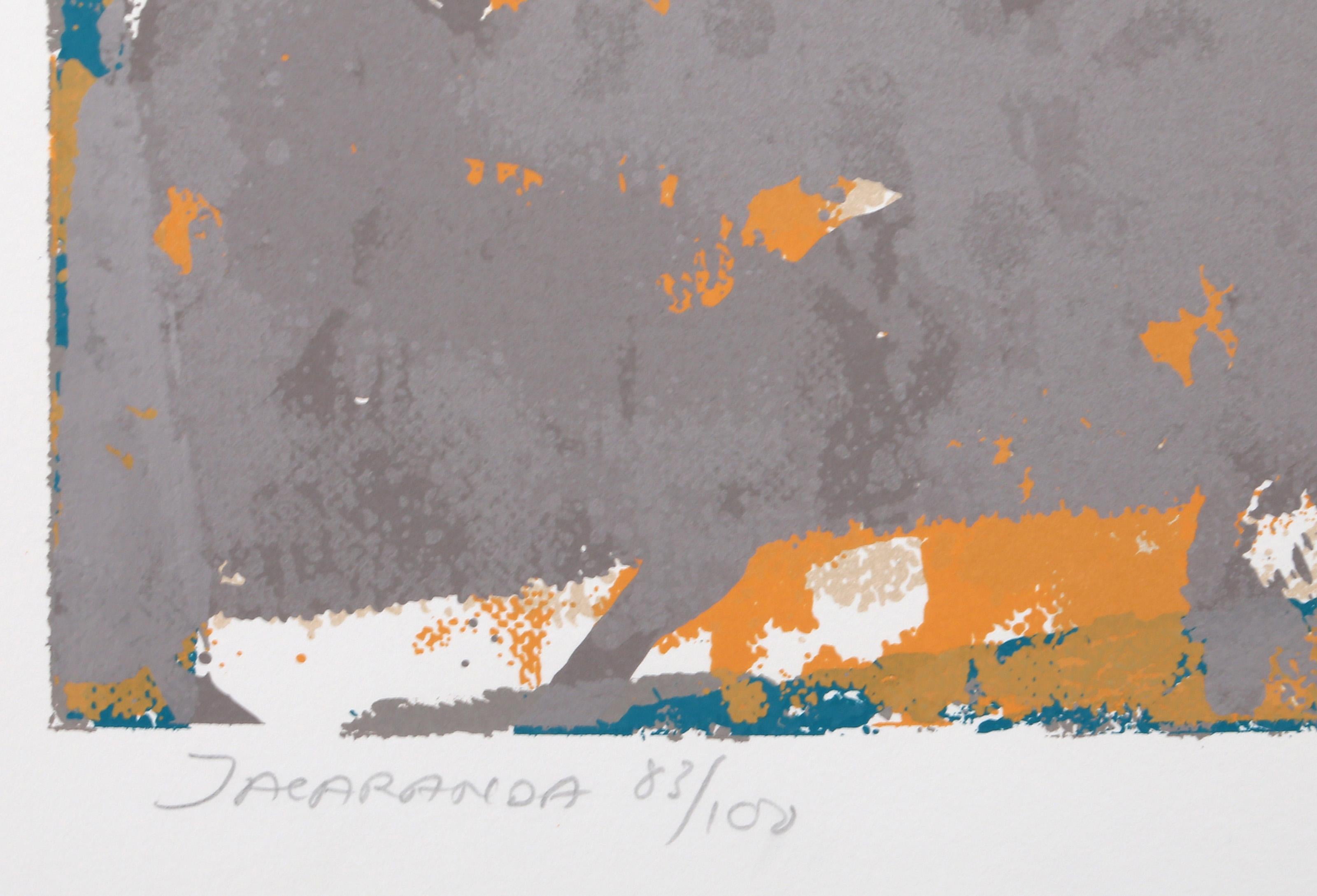Jacaranda, Abstract Expressionist Screenprint by Walter Darby Bannard For Sale 2