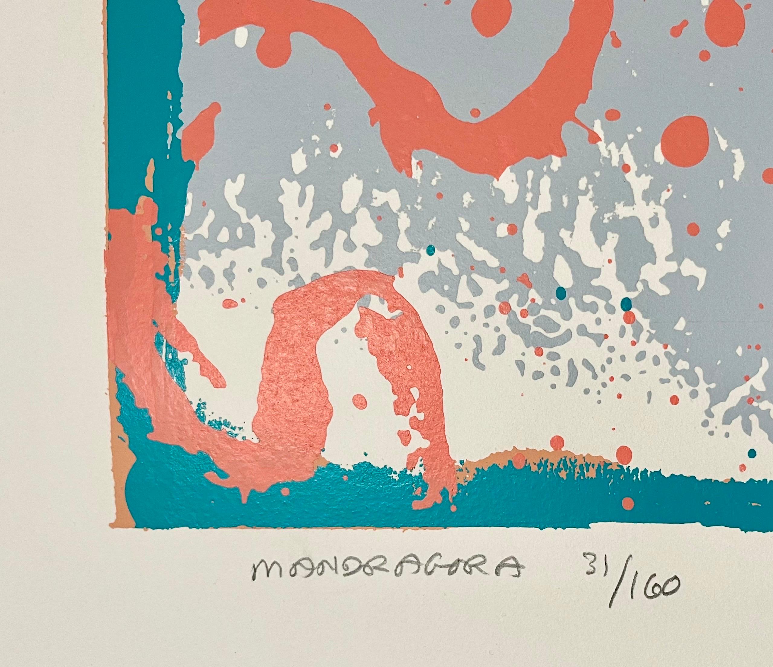 Grande Mandragora Serigrafia espressionista astratta Litografia Darby Bannard - Print Astratto di Walter Darby Bannard