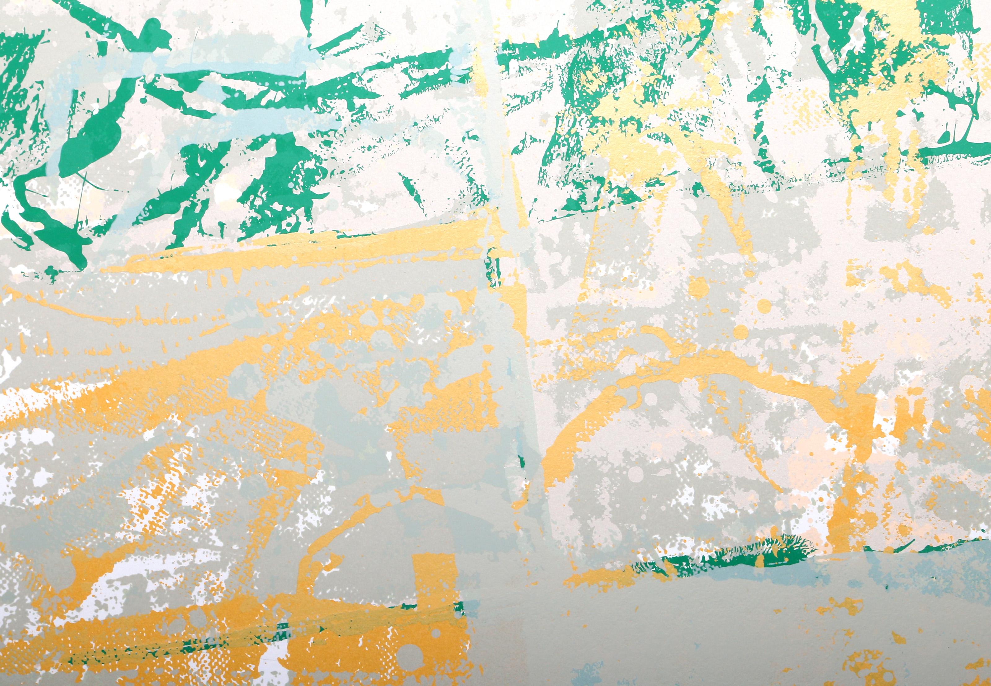 Stone Pond, Abstract Expressionist Screenprint by Walter Darby Bannard For Sale 1