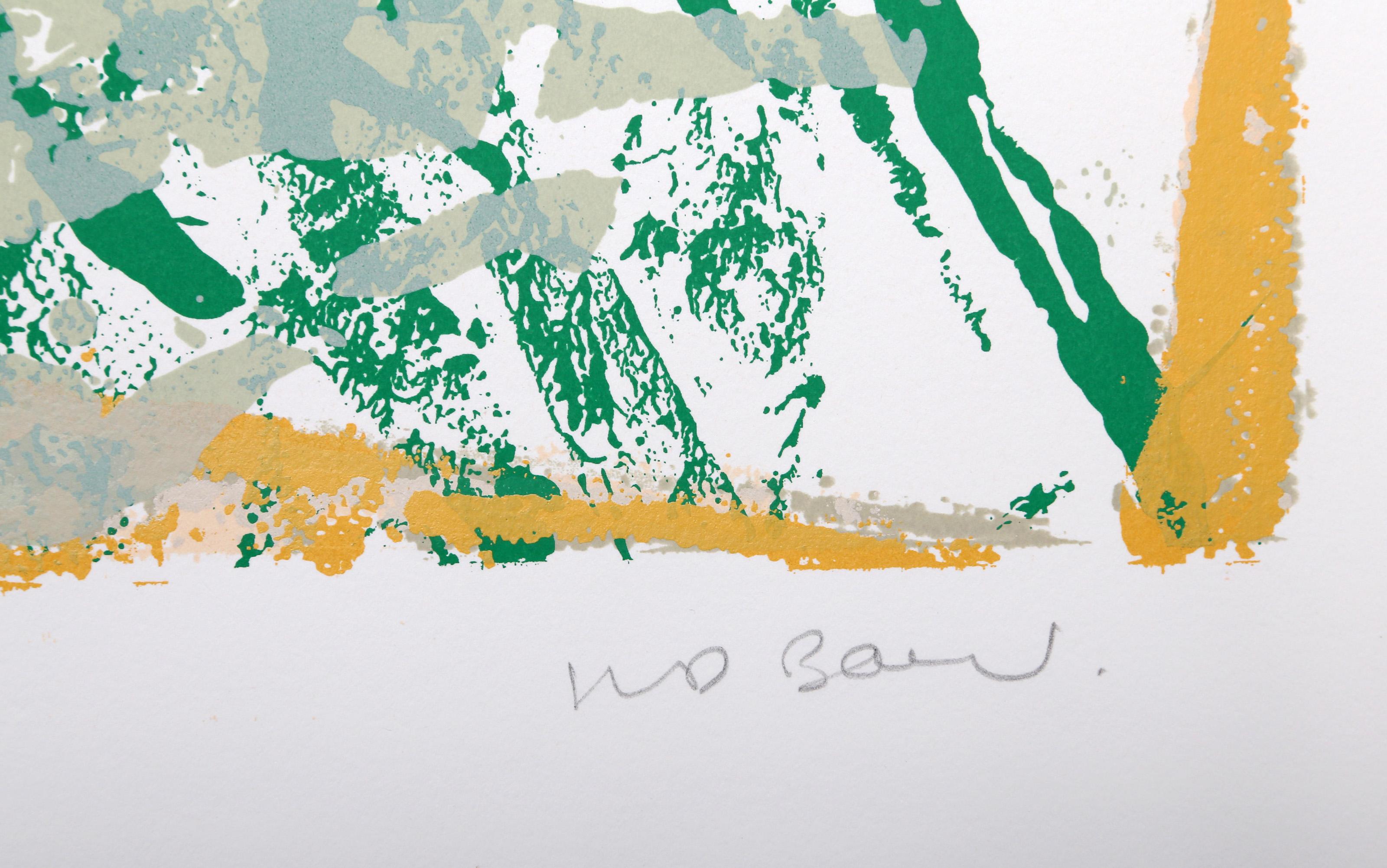 Stone Pond, Abstract Expressionist Screenprint by Walter Darby Bannard For Sale 3