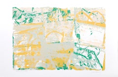 Stone Pond, Abstract Expressionist Screenprint by Walter Darby Bannard