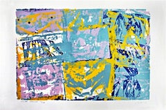 Walter Darby Bannard - Mago siciliano - serigrafia espressionista astratta, numerata