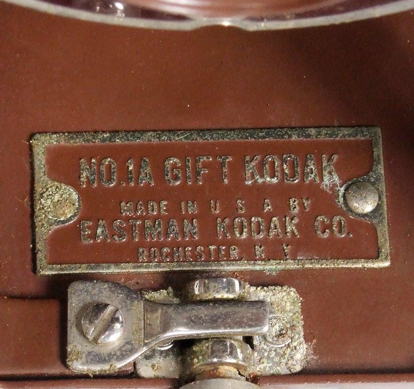 Mid-20th Century Walter Dorwin Teague Kodak 1A Gift Camera and Original Boxes Art Deco 1930s