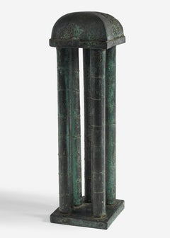 Bronze Architectural Model Sculpture Tempio Bretton Architecture Maquette