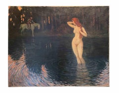 Nymph -  Paint by Walter Einbeck - 1915