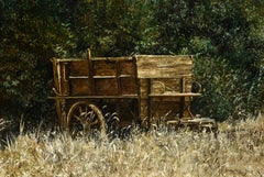 Bosrand Tree Line Forest Edge Woods Oil Painting on Panel 2022 In Stock