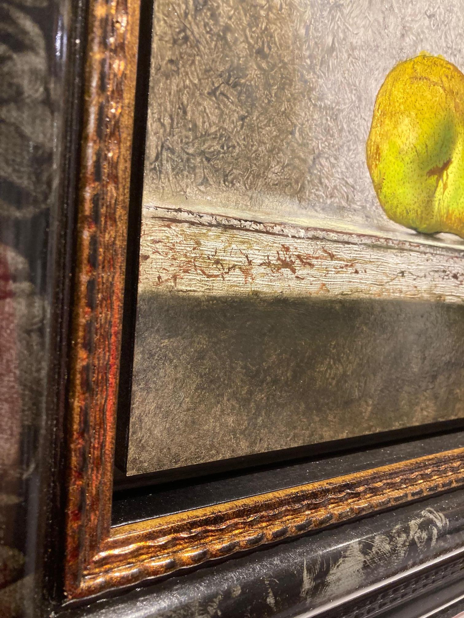 Bunker Vondst Find with Comice Peren Pears Oil Painting on Panel 2023 In Stock For Sale 6