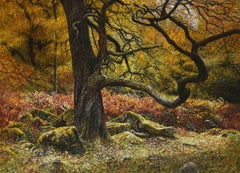 Meesterwerken der Natuur Masterpieces Landscape Oil Painting on Panel In Stock