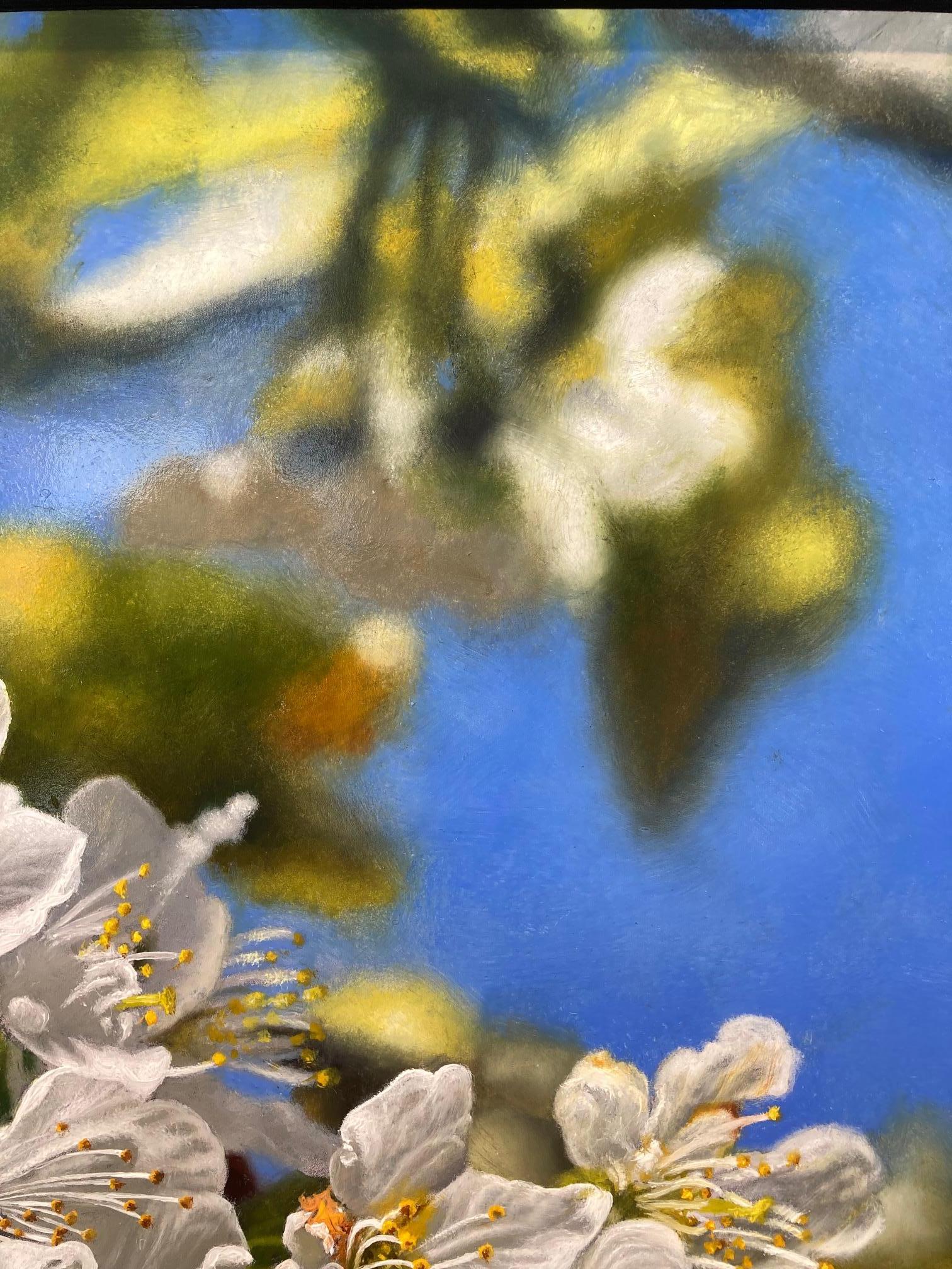 Uitbundige Lente Spring Oil Painting Flowers Blossom on Panel 2023 In Stock  For Sale 3