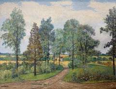 Summer Day, Regional Pennsylvania Impressionist Landscape