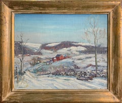 Antique Walter Baum, Lehigh County, Oil on Board, Signed