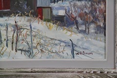 Walter Baum, Sellersville - Trumbauersville Road, Oil on Canvas, Signed