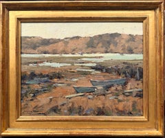Walter Farndon, "The Marsh" and verso "Houses by the River" - double sided