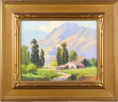 Walter Farrington Moses desert landscape paintings, 'Sunland' and 'Indian Wells'